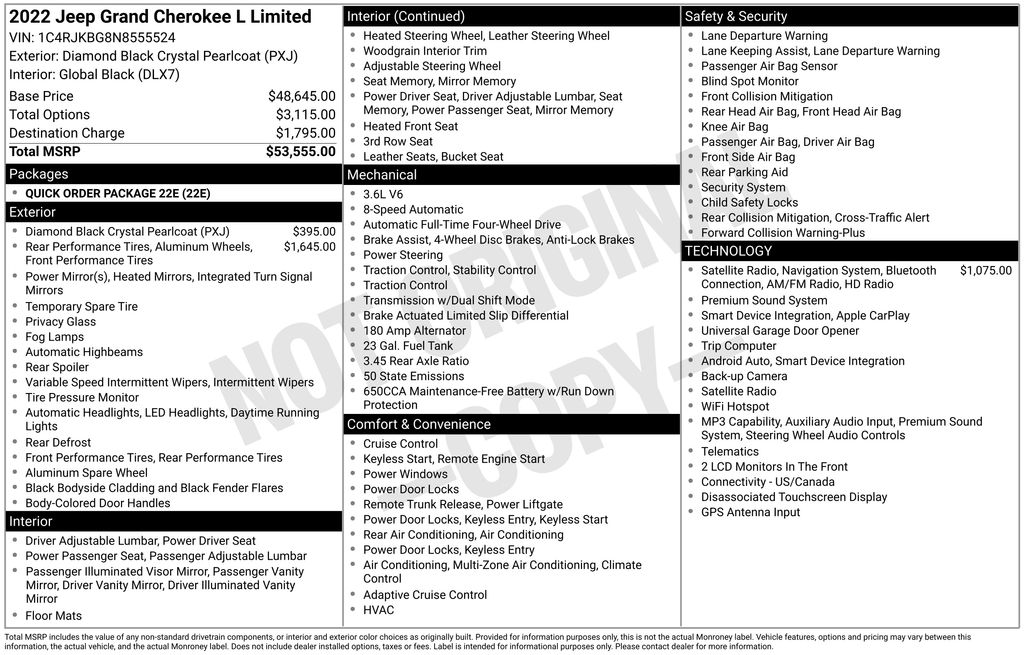 Certified Used 2022 Black Jeep Limited image 5