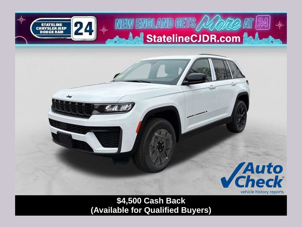 Bright White Clearcoat 2026 Jeep Grand Cherokee SUV / Crossover Four-Wheel Drive 8-Speed Automatic