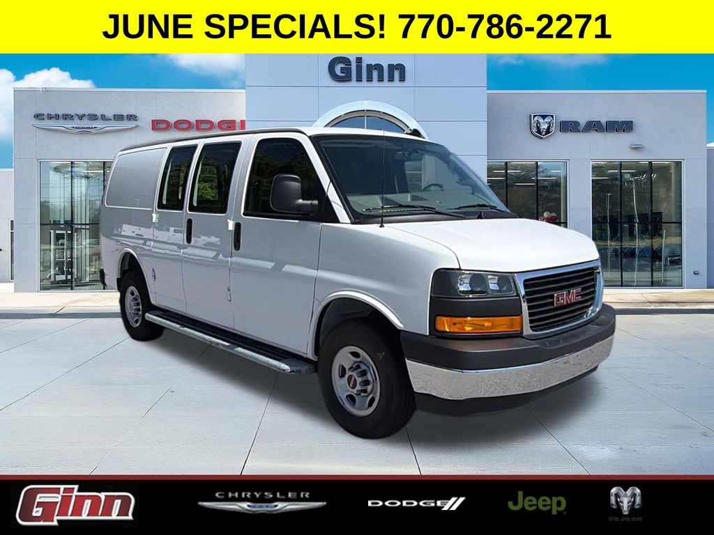 Summit White 2024 GMC Savana Cargo 2500 RWD Van Rear-Wheel Drive 8-Speed Automatic Overdrive