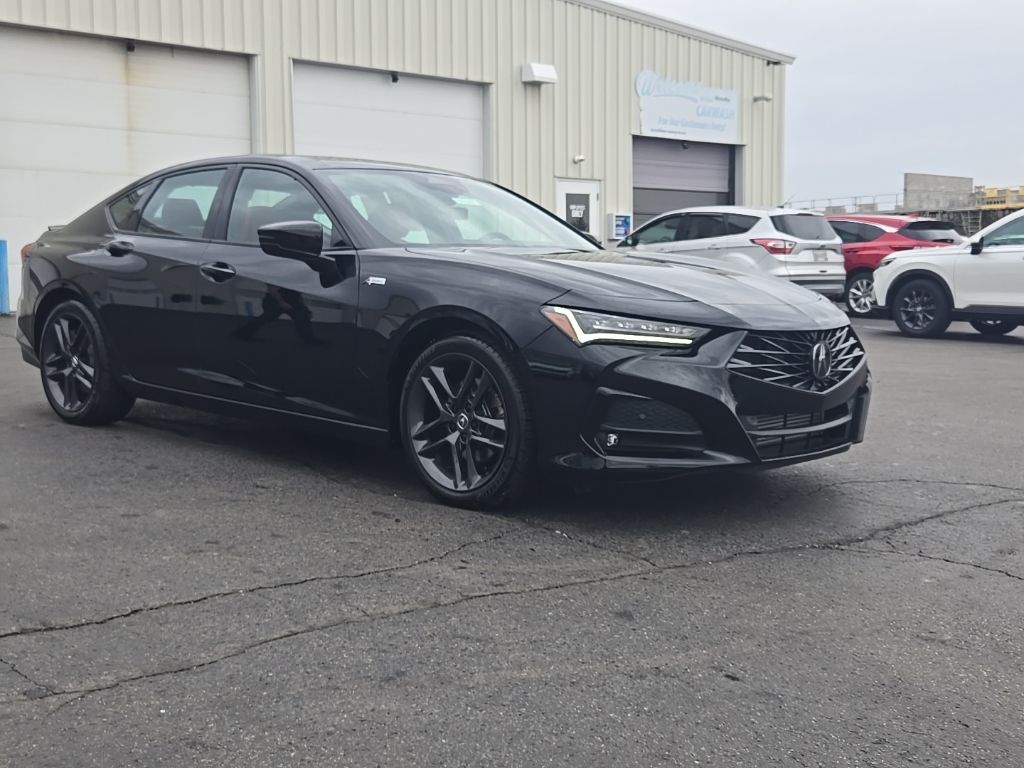 Black 2025 Acura TLX SH-AWD with A-Spec Package Sedan All-Wheel Drive Automatic