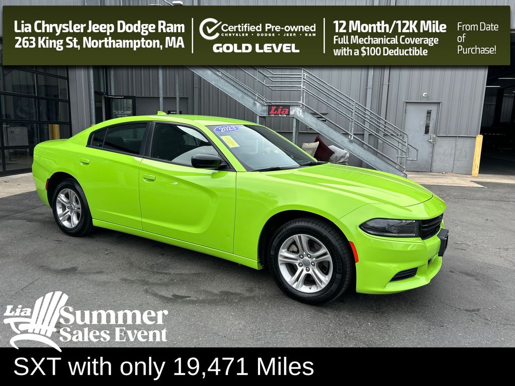 Green (Sublime Metallic Clearcoat) 2023 Dodge Charger SXT RWD Sedan Rear-Wheel Drive 8-Speed Automatic