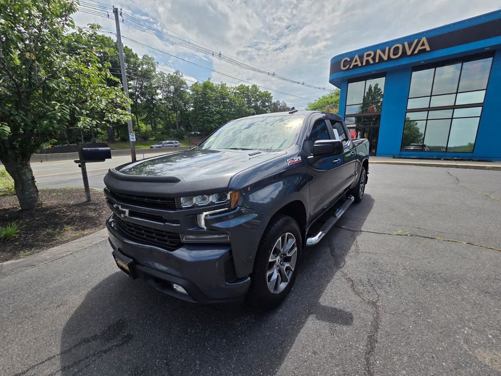 Shadow Gray Metallic 2021 Chevrolet Silverado 1500 Pickup Truck Four-Wheel Drive Automatic