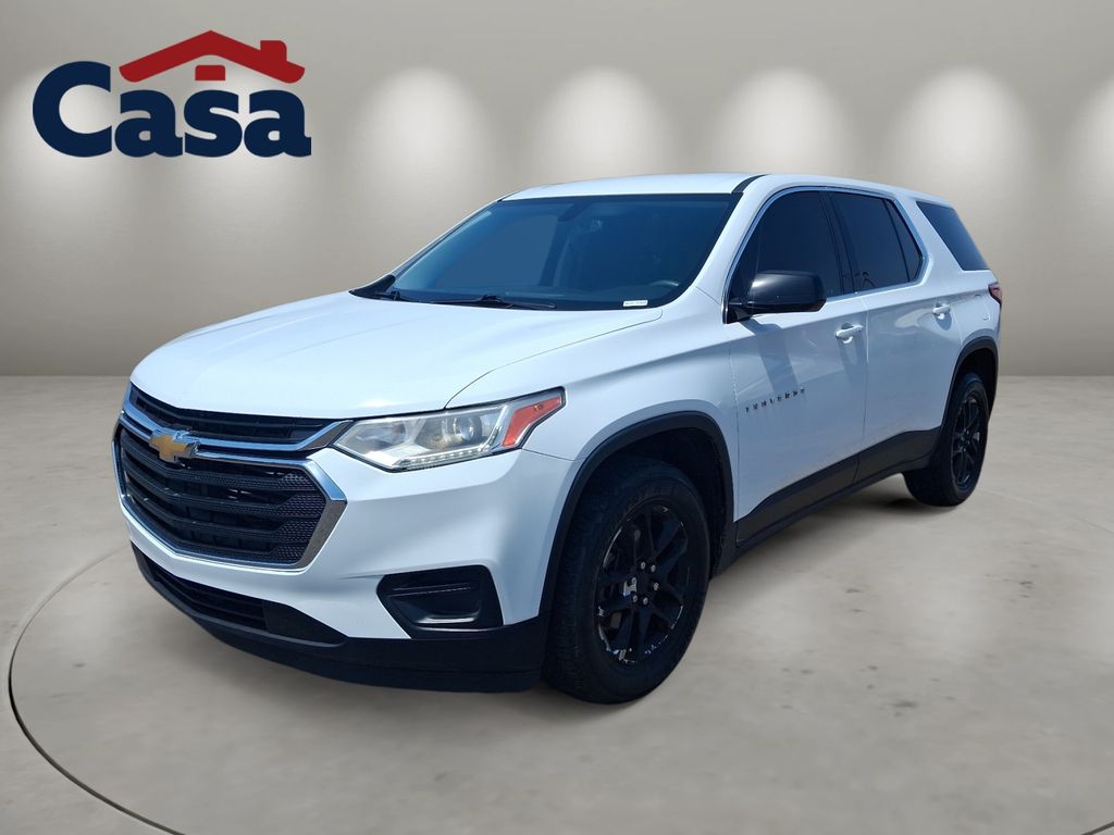 Summit White 2019 Chevrolet Traverse SUV / Crossover Front-Wheel Drive 9-Speed Automatic