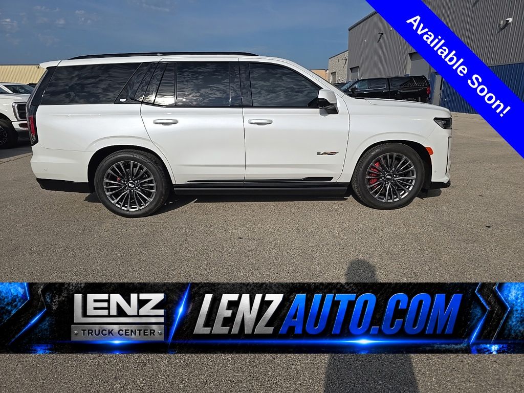 Crystal White Tricoat 2023 Cadillac Escalade-V SUV / Crossover All-Wheel Drive