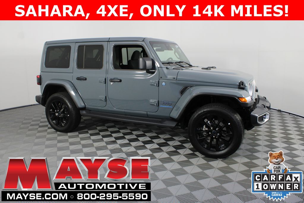 Anvil Clearcoat 2025 Jeep Wrangler 4xe Sahara 4WD SUV / Crossover Four-Wheel Drive 8-Speed Automatic