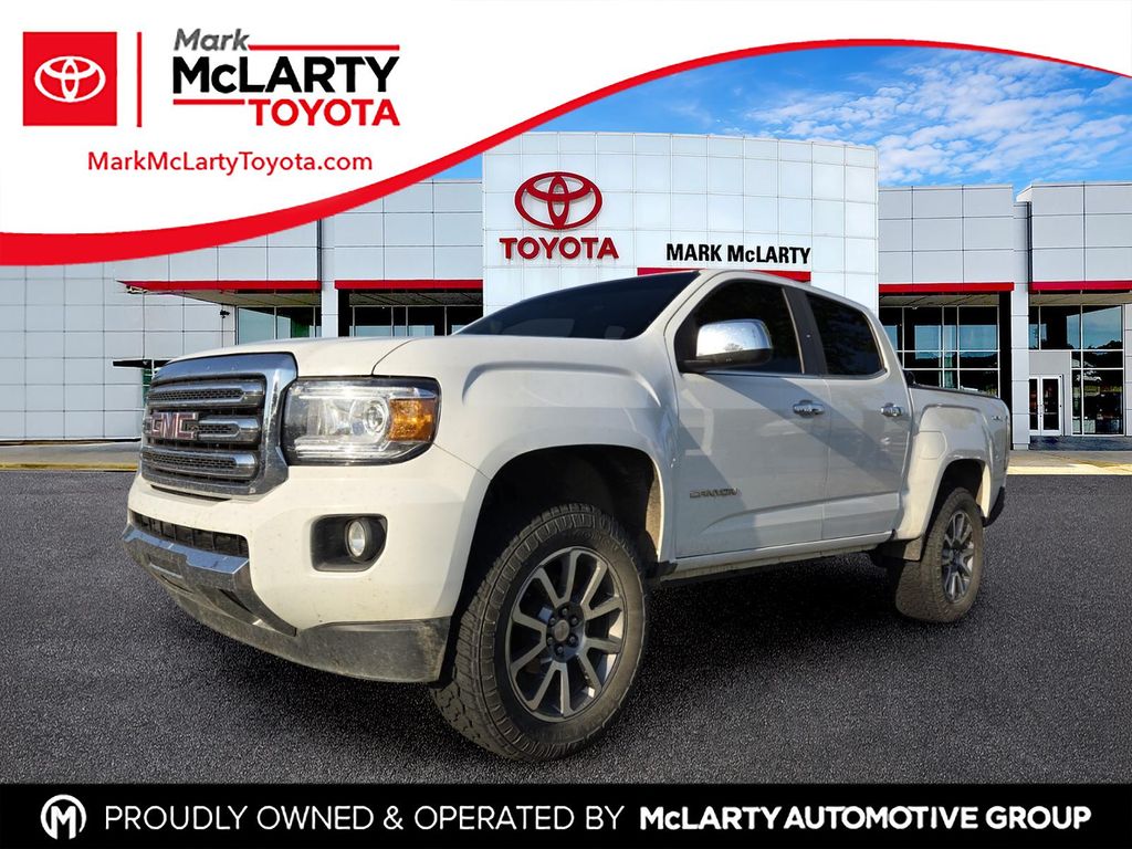 Summit White 2019 GMC Canyon Pickup Truck Four-Wheel Drive 8-Speed Automatic
