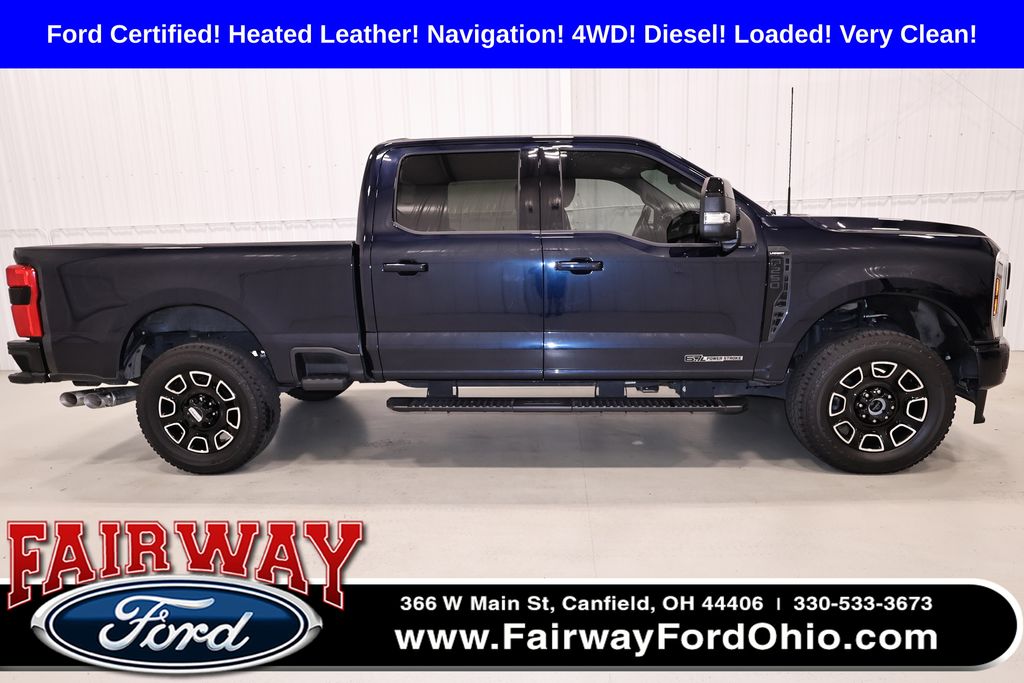 Antimatter Blue Metallic 2024 Ford F-250 Super Duty Pickup Truck Four-Wheel Drive Automatic