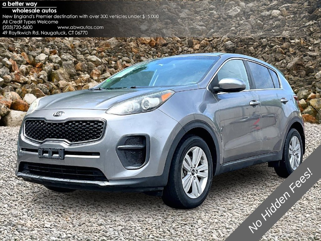 Mineral Silver 2018 Kia Sportage SUV / Crossover Front-Wheel Drive 6-Speed Automatic Overdrive