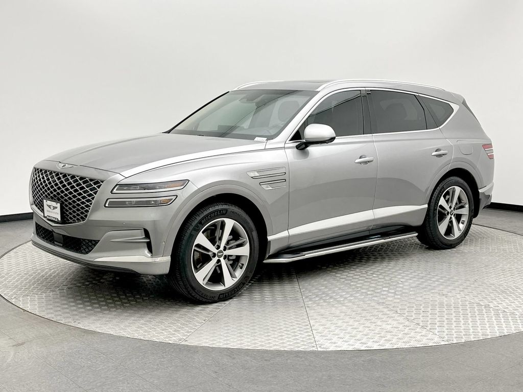 Savile Silver 2021 Genesis GV80 SUV / Crossover All-Wheel Drive 8-Speed Automatic
