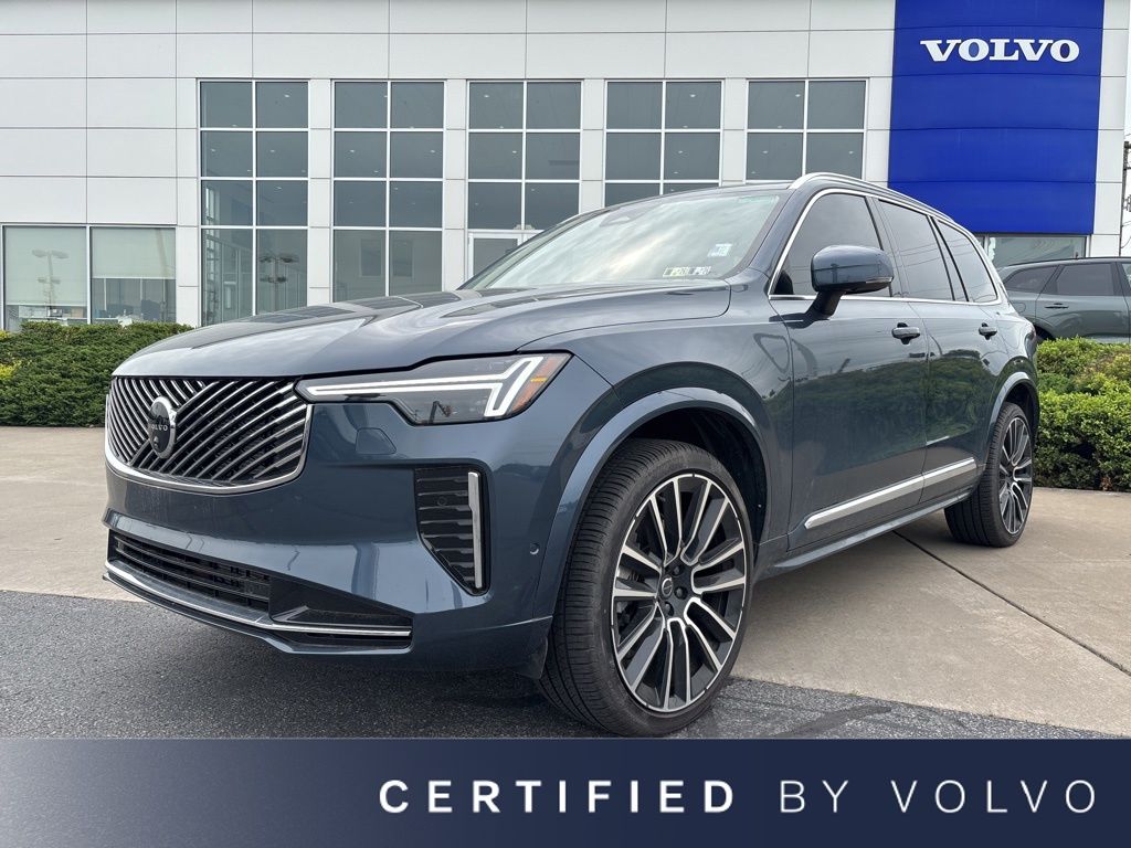 Denim Blue Metallic 2025 Volvo XC90 B5 Plus Bright Theme 6-Passenger AWD SUV / Crossover All-Wheel Drive Automatic