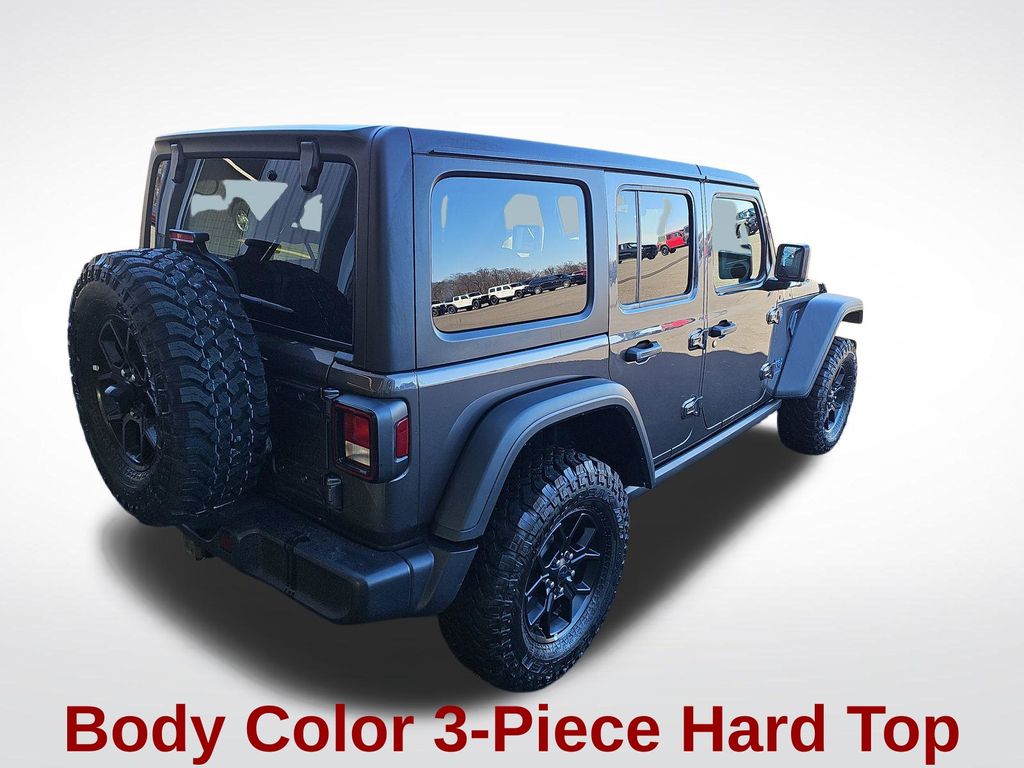2025 Granite Crystal Metallic Clearcoat Jeep Wrangler Willys 4xe 4X4 SUV