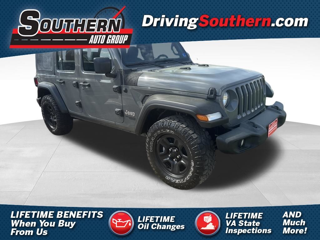 Sting-Gray Clearcoat 2019 Jeep Wrangler Unlimited Sport 4WD SUV / Crossover Four-Wheel Drive 6-Speed Manual