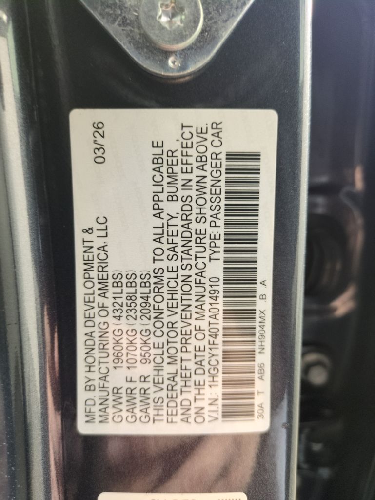 New 2026 Honda Accord For Sale in Fort Wayne, IN