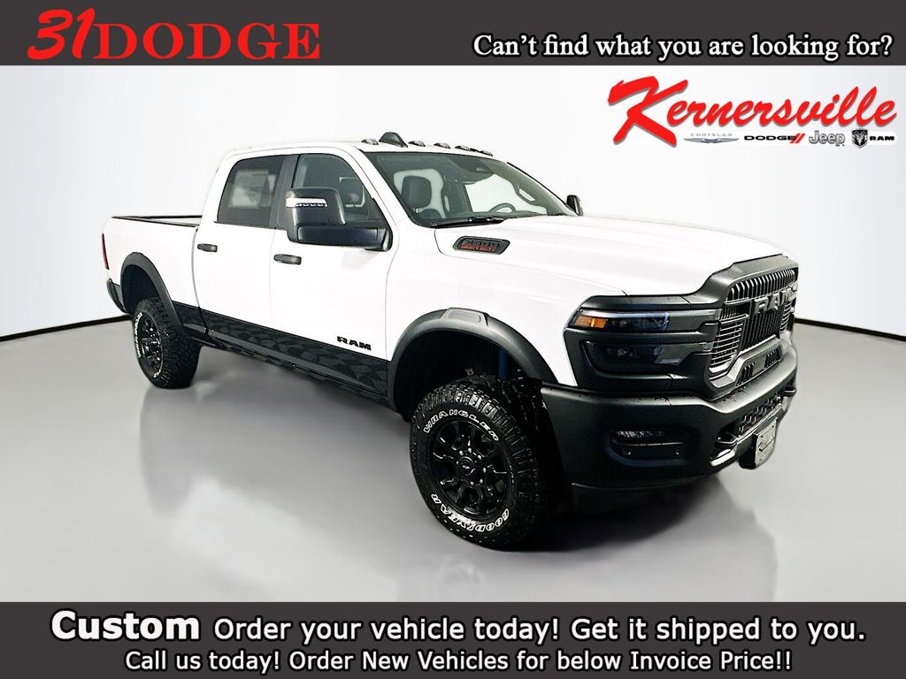 Bright White Clearcoat 2026 RAM 2500 Pickup Truck Four-Wheel Drive Automatic