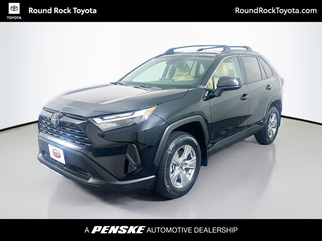 Midnight Black Metallic 2025 Toyota RAV4 Hybrid SUV / Crossover All-Wheel Drive Continuously Variable Transmission