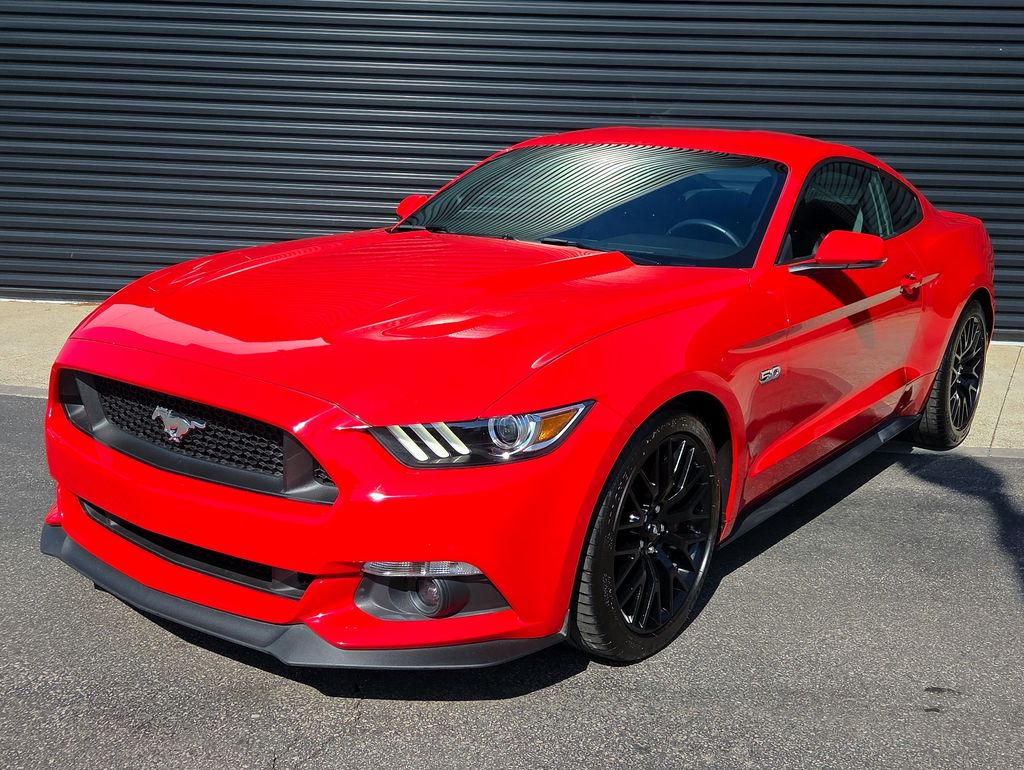 Race Red 2015 Ford Mustang GT Premium Coupe RWD Coupe Rear-Wheel Drive 6-Speed Manual