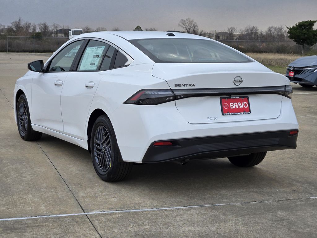 2026 Nissan Sentra SV White at South Houston Nissan