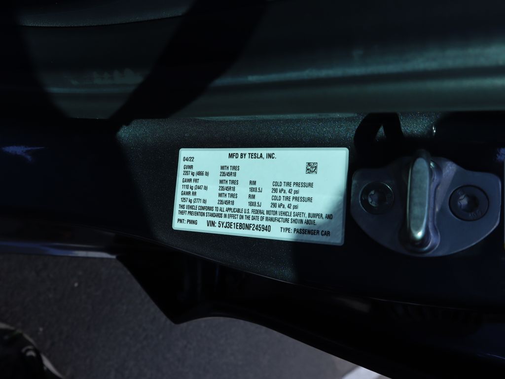 Thumbnail: 2022 Tesla Model 3 - 19