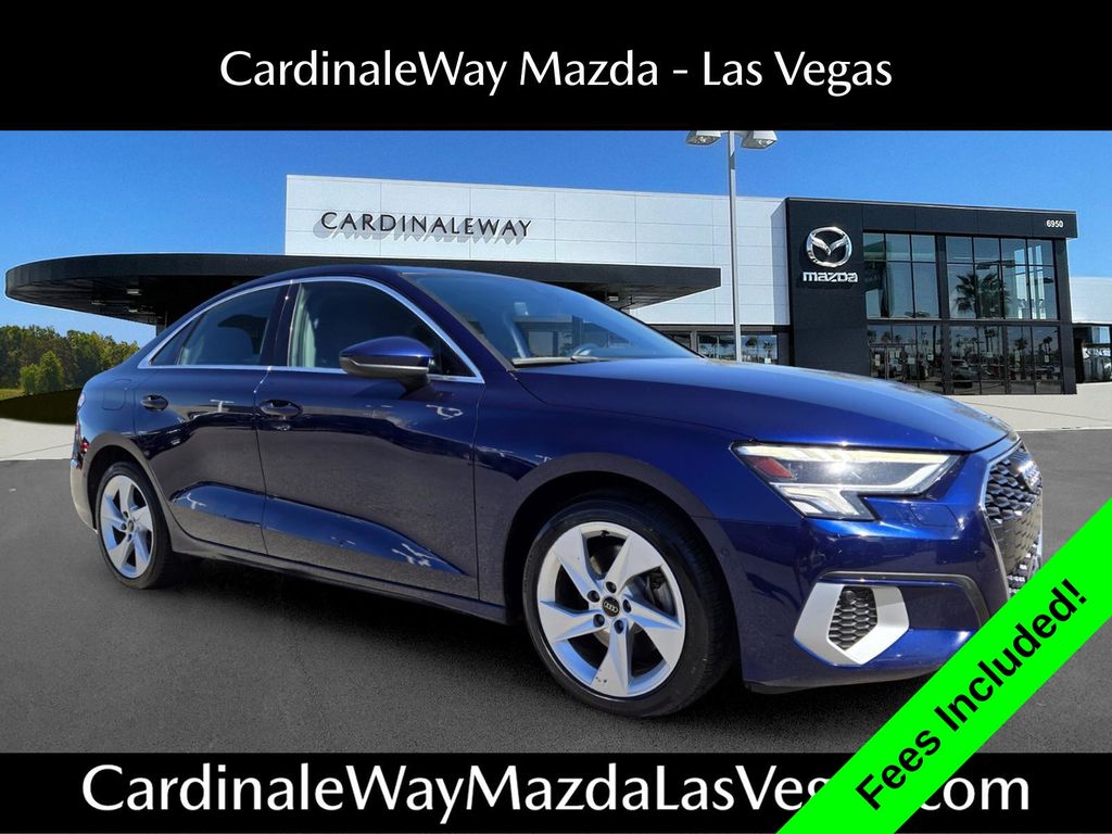 Black 2024 Audi A3 Sedan Front-Wheel Drive 7-Speed Automatic