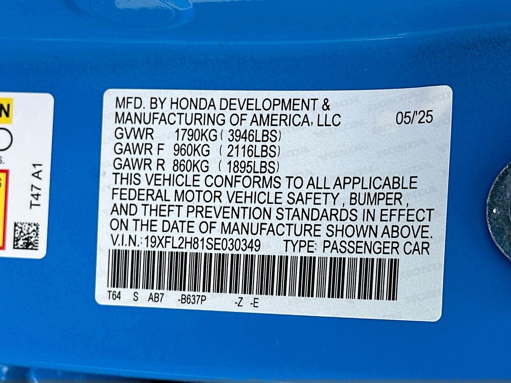 2025 Honda Civic Sport 22