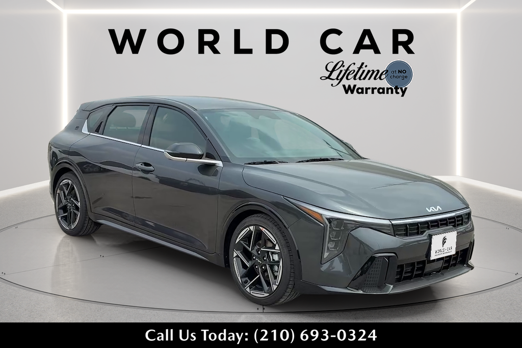 Interstellar Gray 2026 Kia K4 GT-Line FWD Sedan Front-Wheel Drive Continuously Variable Transmission