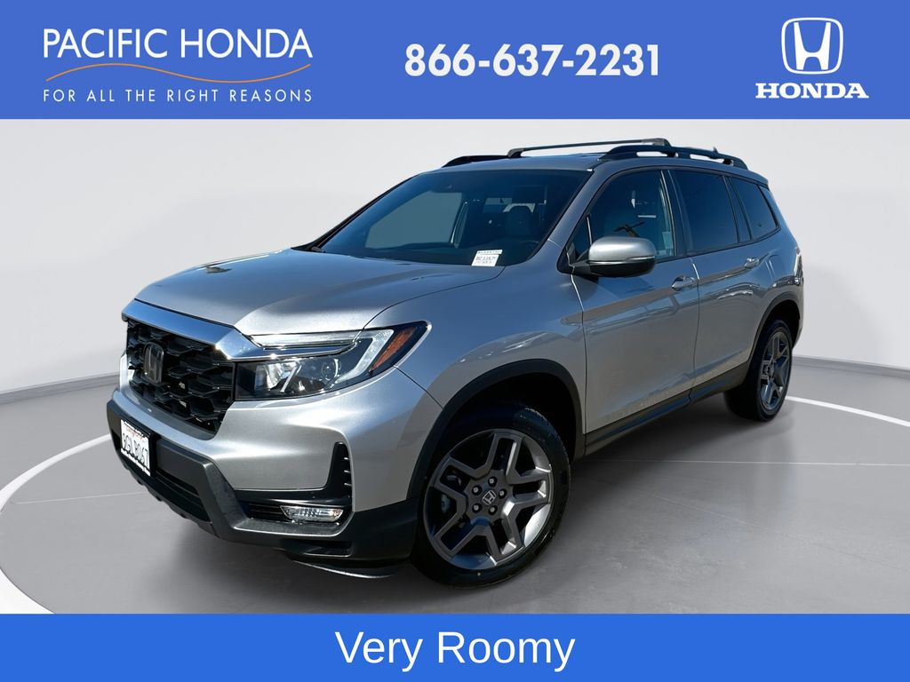 Lunar Silver Metallic 2023 Honda Passport EX-L AWD SUV / Crossover All-Wheel Drive 9-Speed Automatic