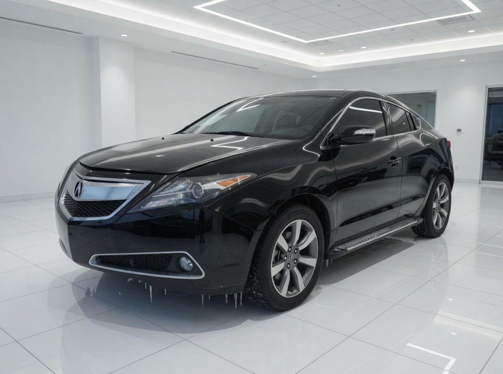 Black 2013 Acura ZDX SH-AWD SUV / Crossover All-Wheel Drive Automatic
