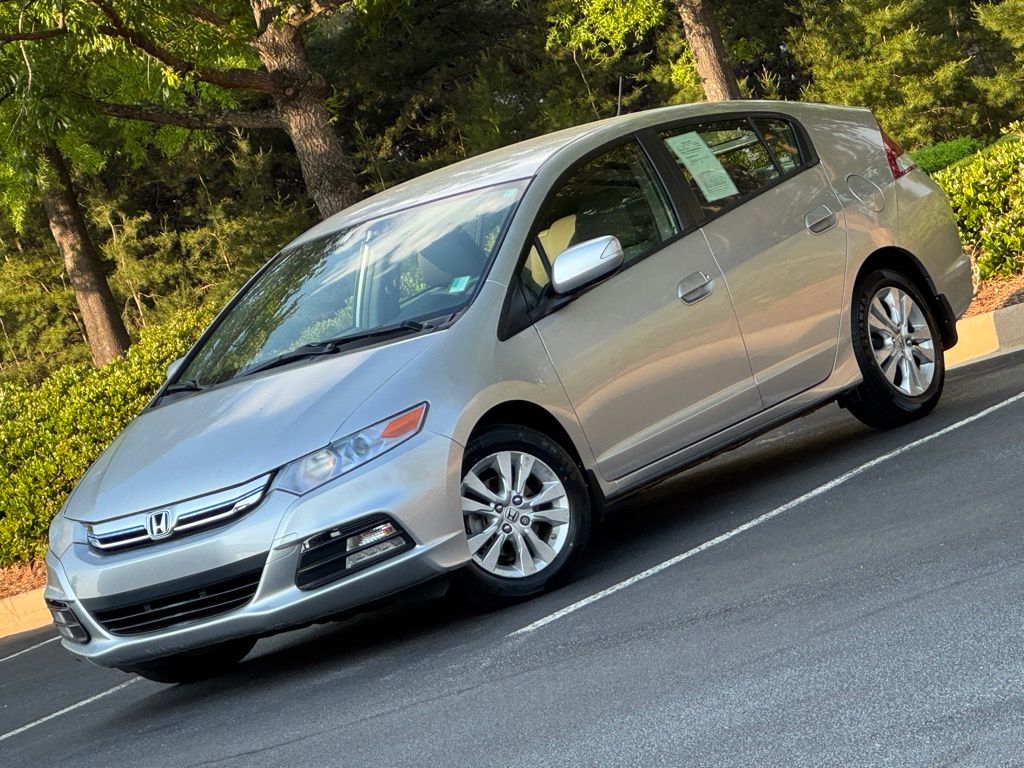 Silver 2013 Honda Insight EX Hatchback Front-Wheel Drive Continuously Variable Transmission