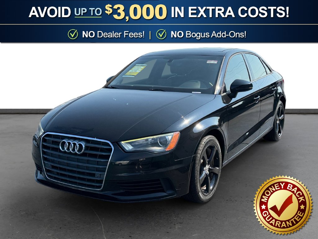 Brilliant Black 2016 Audi A3 Sedan Front-Wheel Drive 6-Speed Automatic