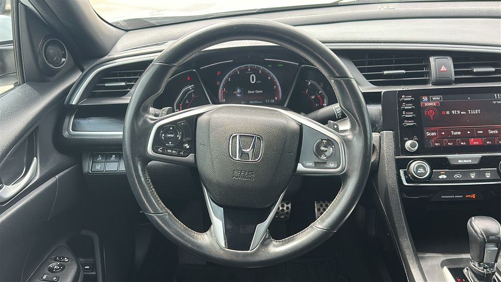 2019 Honda Civic Sport White at Joe Myers Mazda Kia