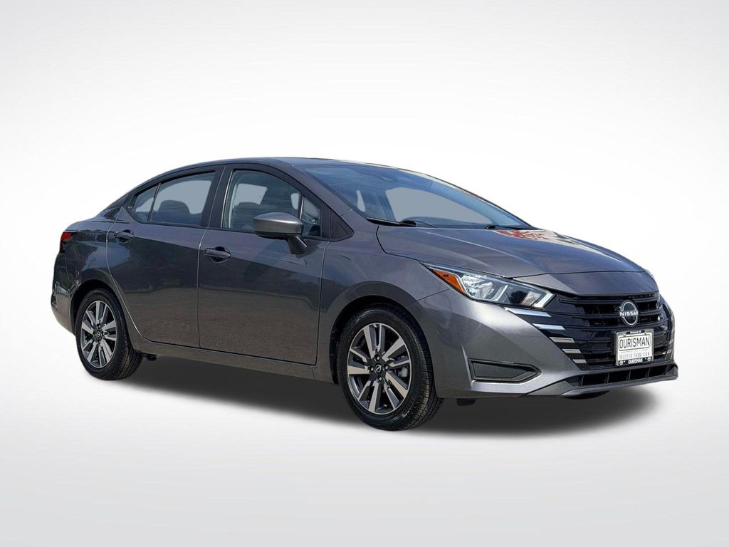 Gray (Gun Metallic) 2023 Nissan Versa Sedan Front-Wheel Drive Continuously Variable Transmission