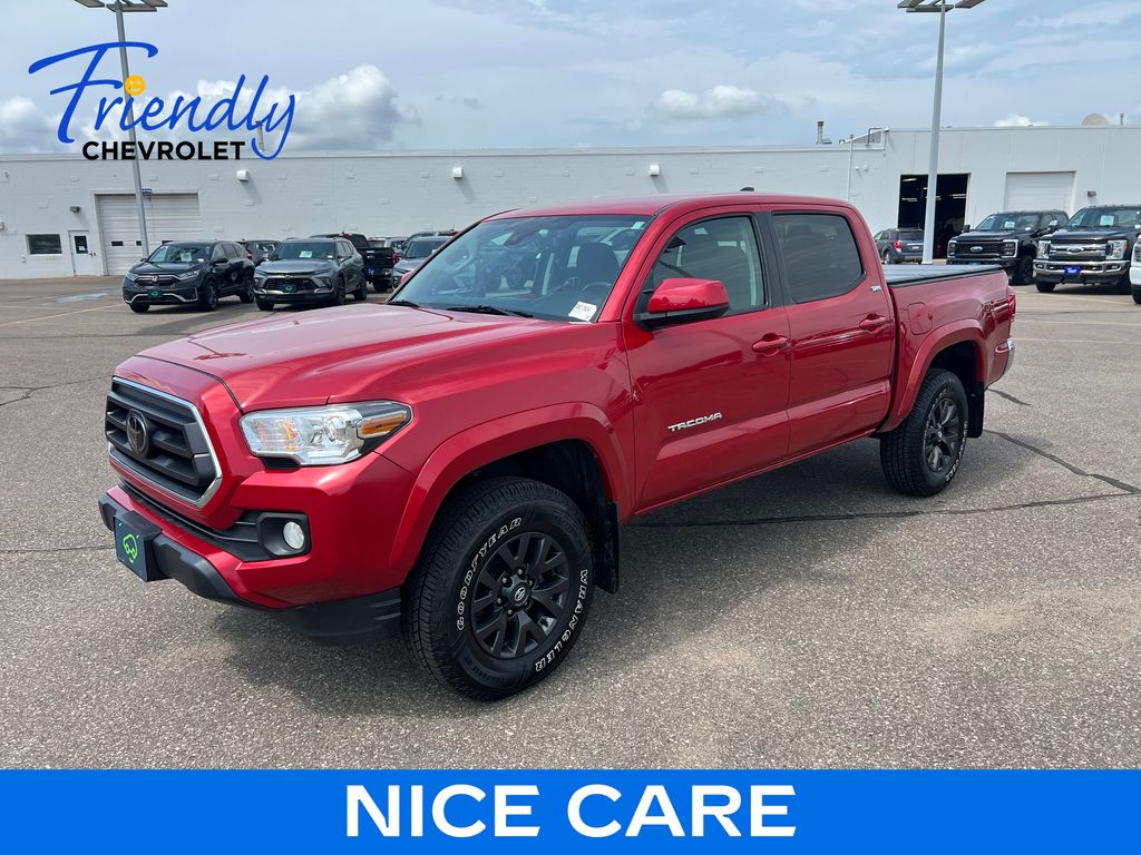 Barcelona Red Metallic 2023 Toyota Tacoma Pickup Truck Four-Wheel Drive 6-Speed Automatic