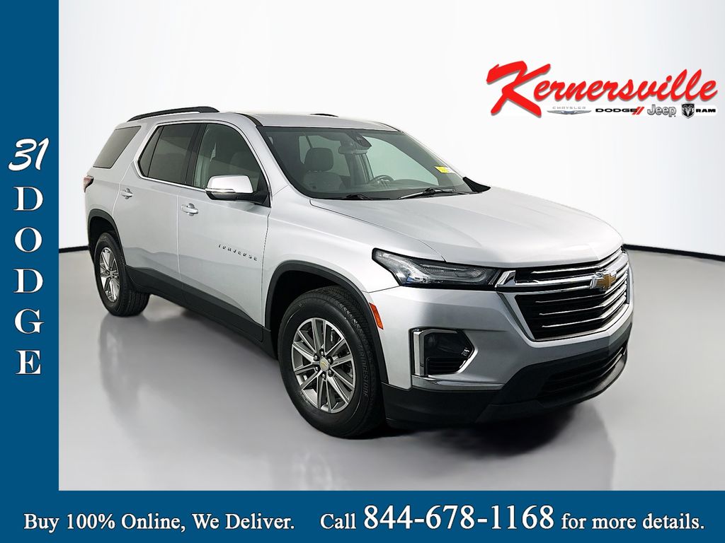 Silver Ice Metallic 2022 Chevrolet Traverse SUV / Crossover Front-Wheel Drive Automatic