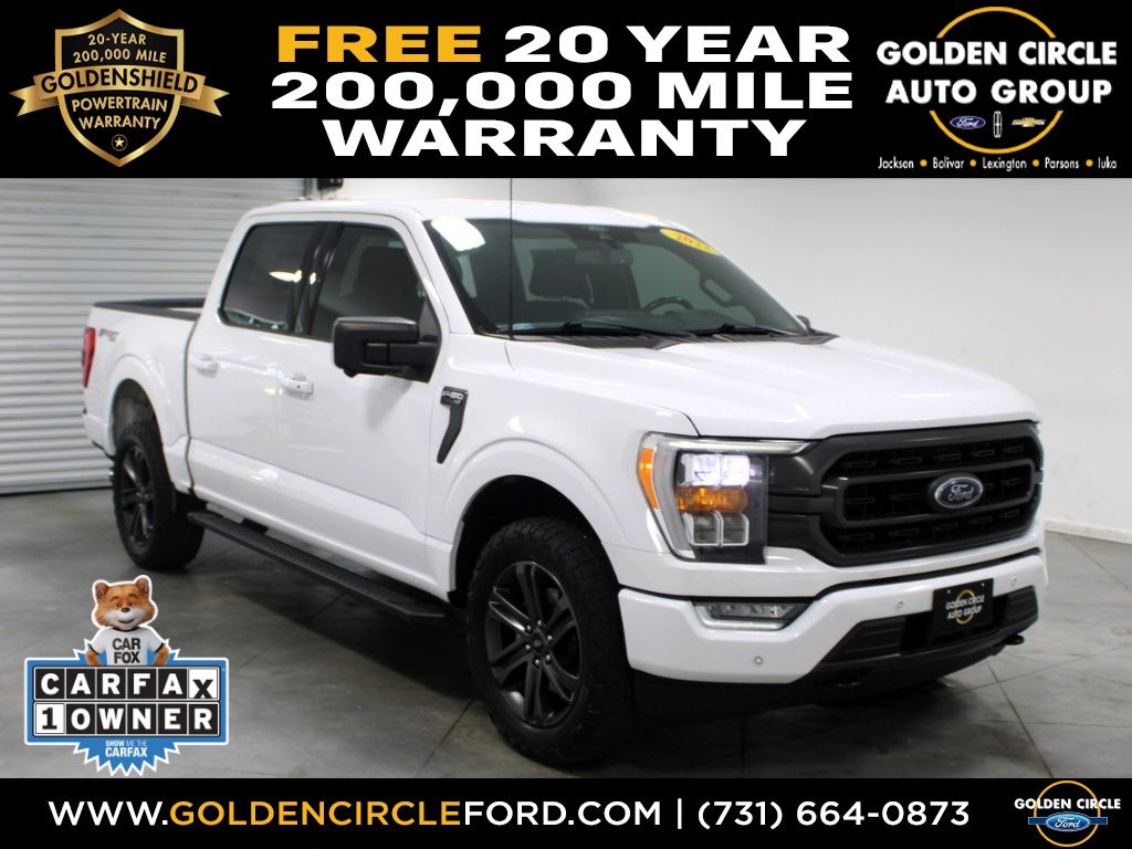 Oxford White 2022 Ford F-150 Pickup Truck Four-Wheel Drive Automatic