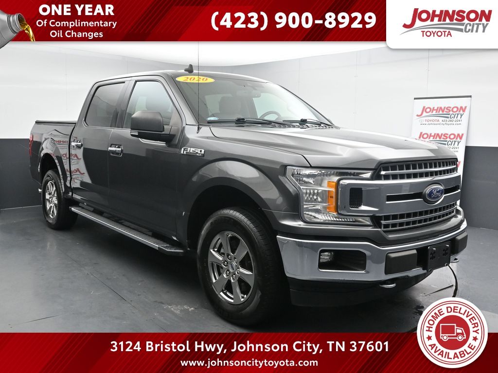 Gray (Magnetic Metallic) 2020 Ford F-150 XLT SuperCrew 4WD Pickup Truck Four-Wheel Drive Automatic