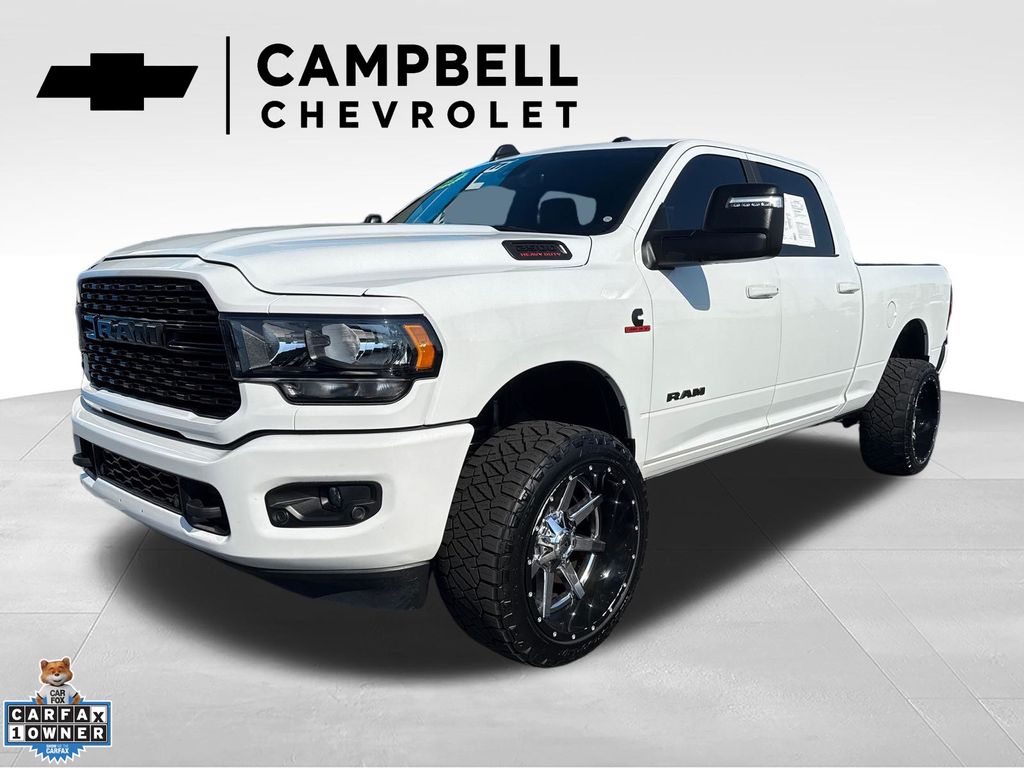Bright White Clearcoat 2023 RAM 2500 Pickup Truck Four-Wheel Drive 6-Speed Automatic