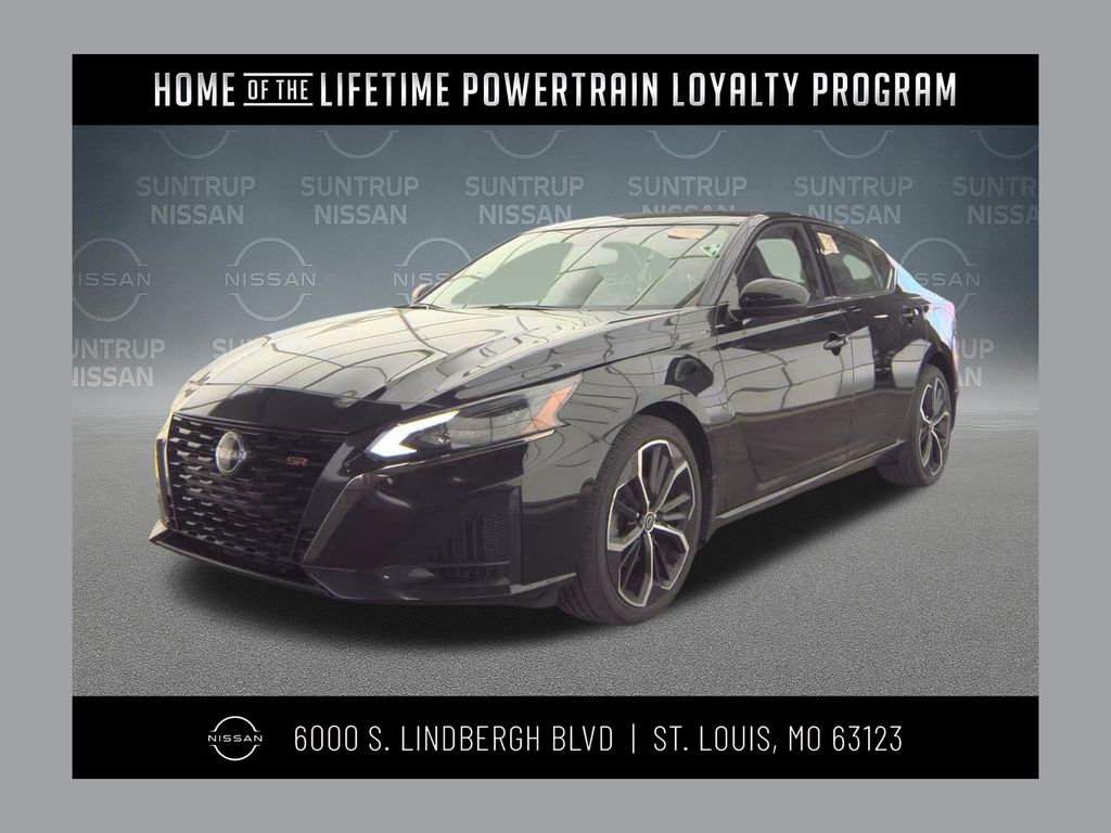 Super Black Clearcoat 2024 Nissan Altima Sedan All-Wheel Drive Continuously Variable Transmission