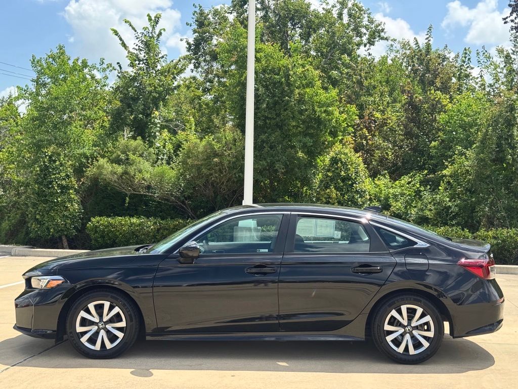 2025 Honda Civic LX Silver at DeMontrond Ford