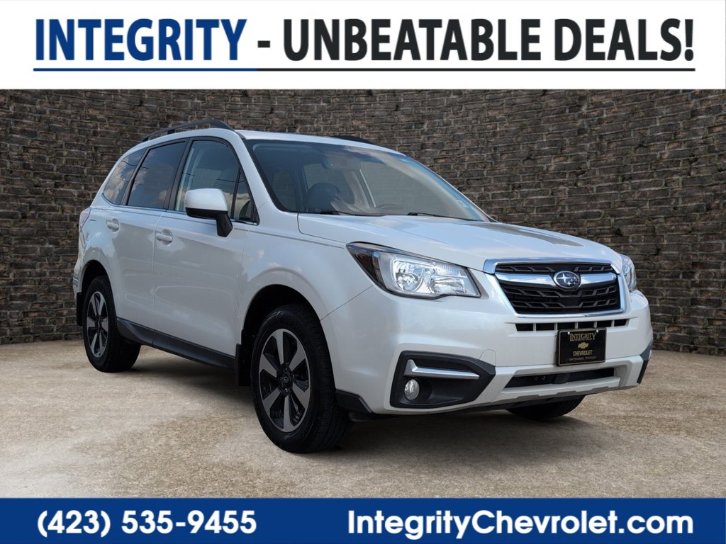 Crystal White Pearl 2018 Subaru Forester SUV / Crossover All-Wheel Drive Continuously Variable Transmission