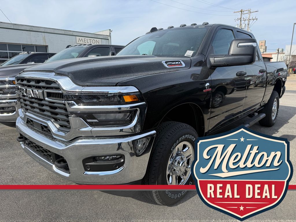 Diamond Black Crystal Pearlcoat 2026 RAM 2500 Pickup Truck Four-Wheel Drive 8-Speed Automatic