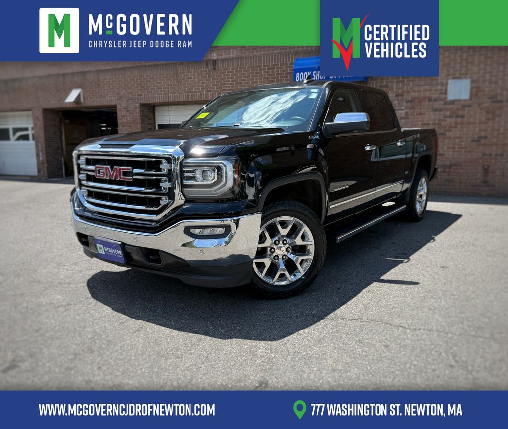 Onyx Black 2017 GMC Sierra 1500 Pickup Truck Four-Wheel Drive 8-Speed Automatic Overdrive
