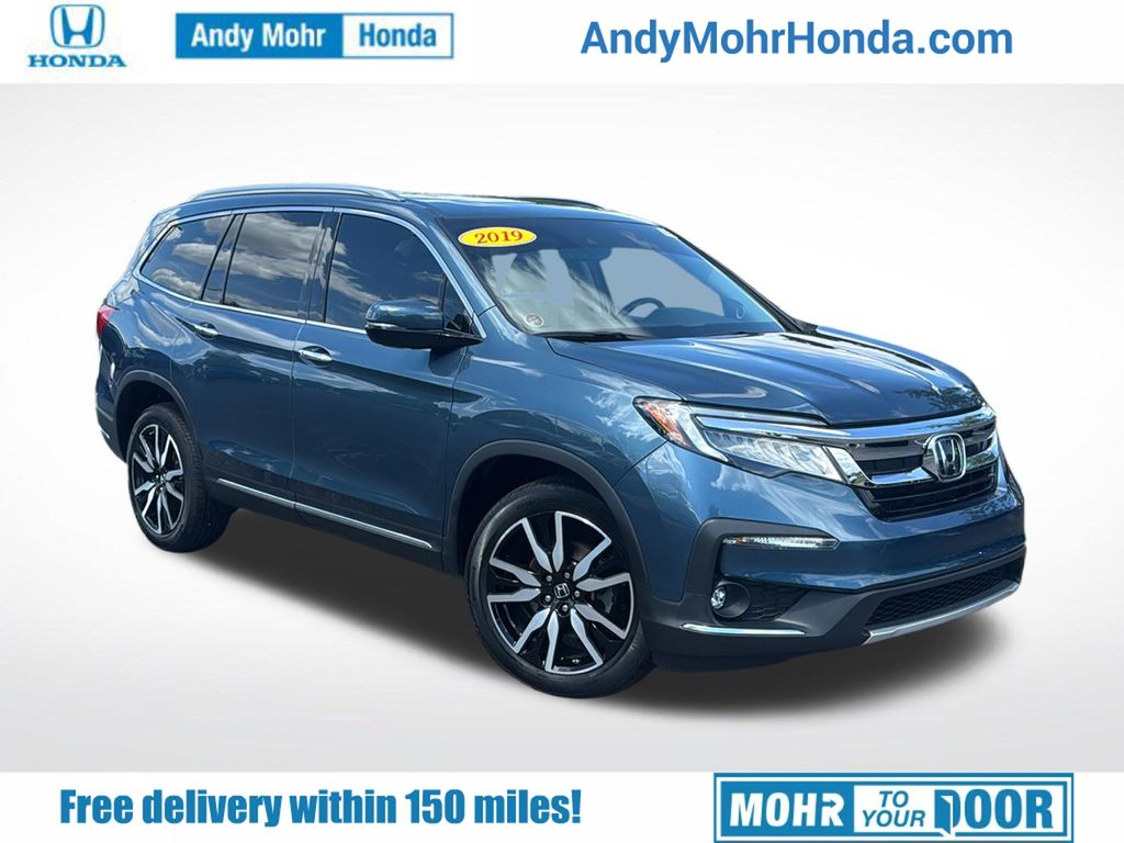 Gray (Steel Sapphire Metallic) 2019 Honda Pilot SUV / Crossover All-Wheel Drive 9-Speed Automatic