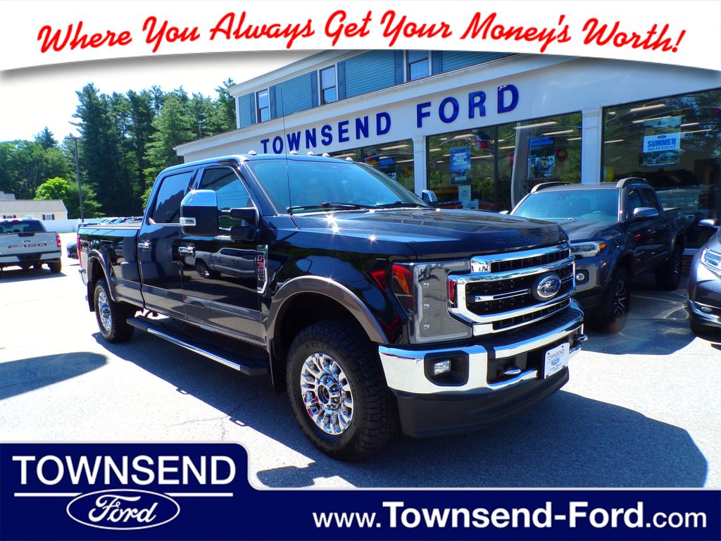 Agate Black Metallic 2021 Ford F-350 Super Duty Pickup Truck Four-Wheel Drive Automatic
