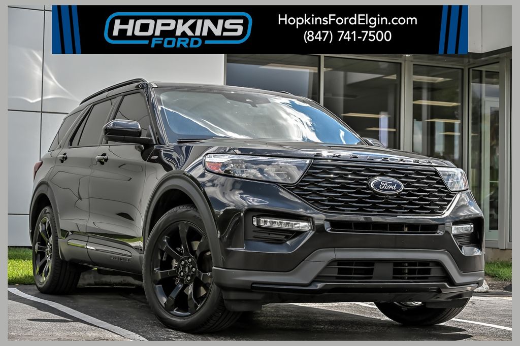 Black Metallic 2024 Ford Explorer SUV / Crossover All-Wheel Drive Automatic