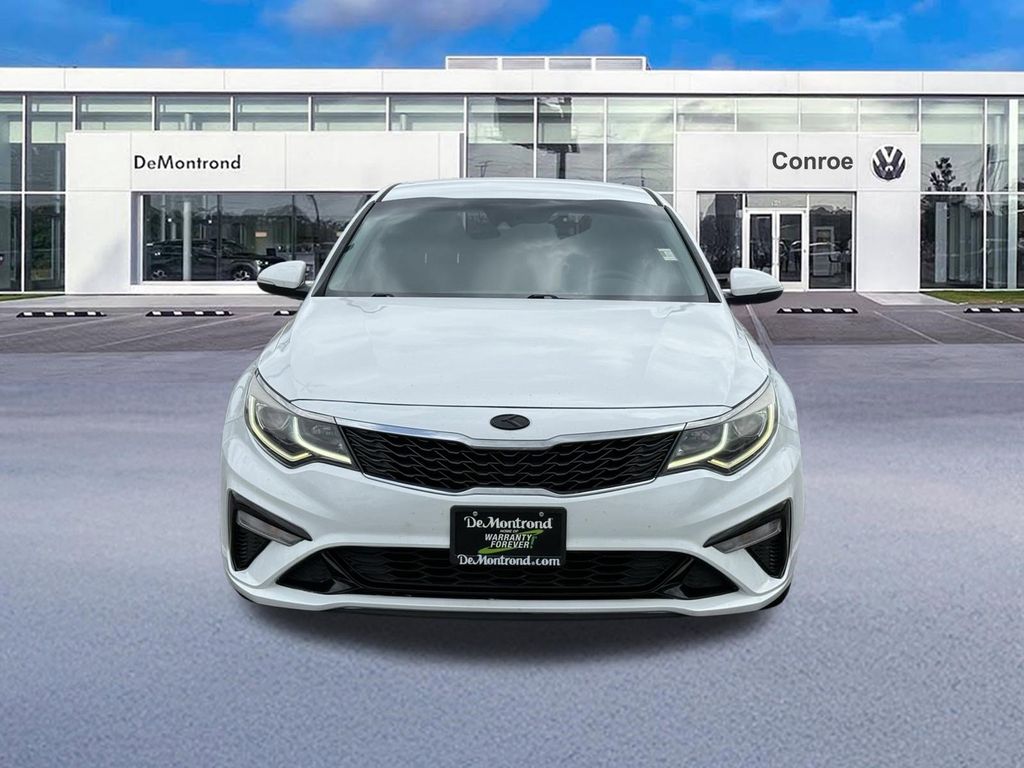 2020 Kia Optima LX White at DeMontrond Mazda