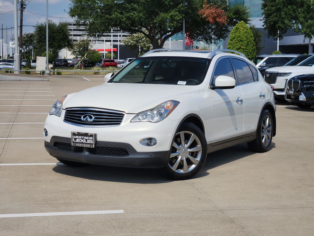 Moonlight White 2013 INFINITI EX37 SUV / Crossover Rear-Wheel Drive 7-Speed Automatic