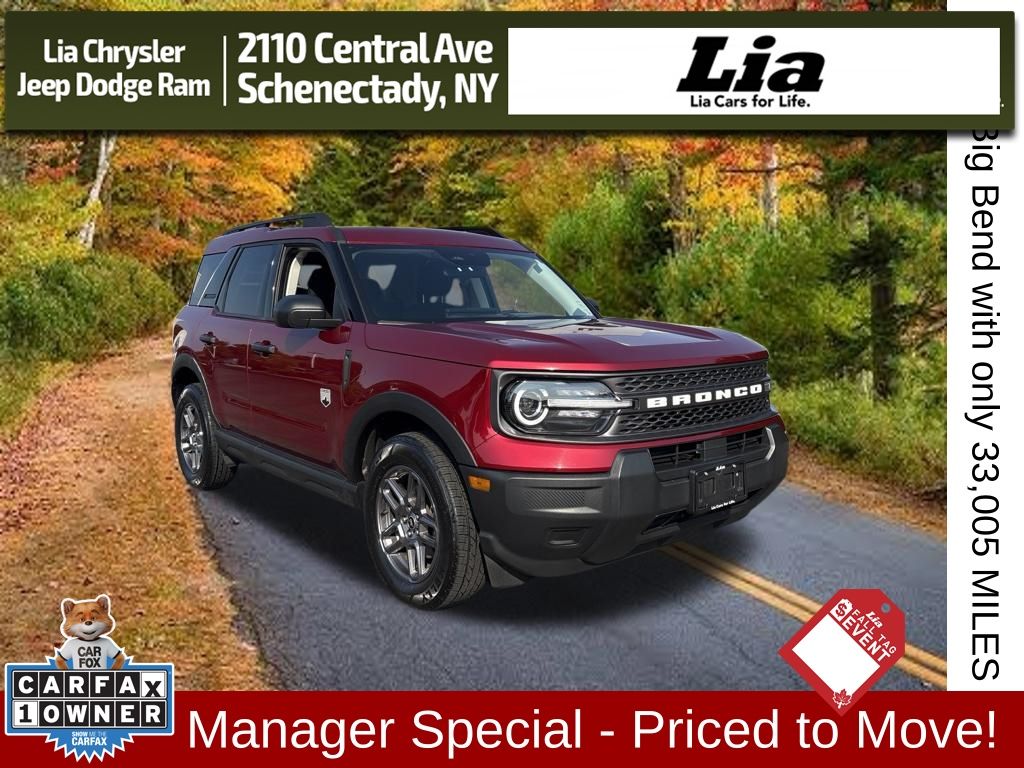 Ruby Red Metallic 2025 Ford Bronco Sport SUV / Crossover All-Wheel Drive 8-Speed Automatic