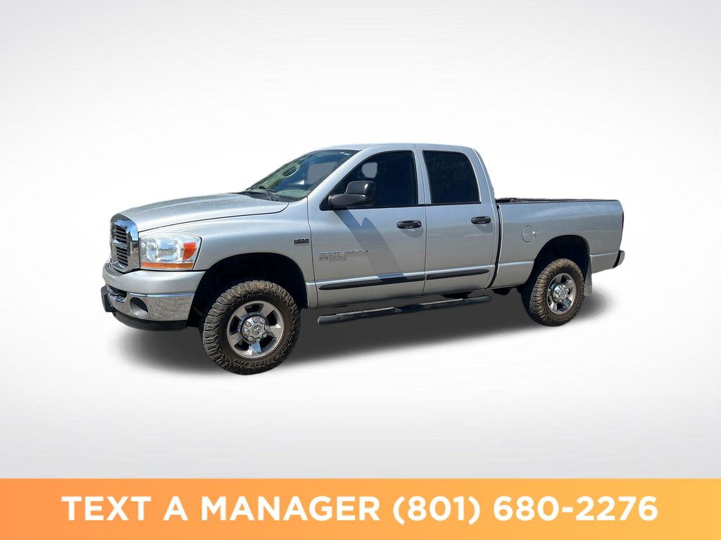Bright Silver Metallic 2006 Dodge RAM 2500 Pickup Truck Four-Wheel Drive 5-Speed Automatic