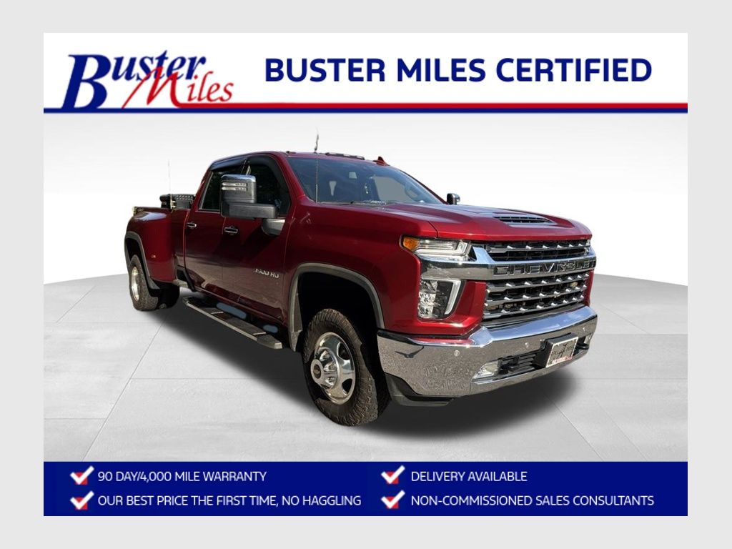 Cherry Red Tintcoat 2022 Chevrolet Silverado 3500HD Pickup Truck Four-Wheel Drive Automatic