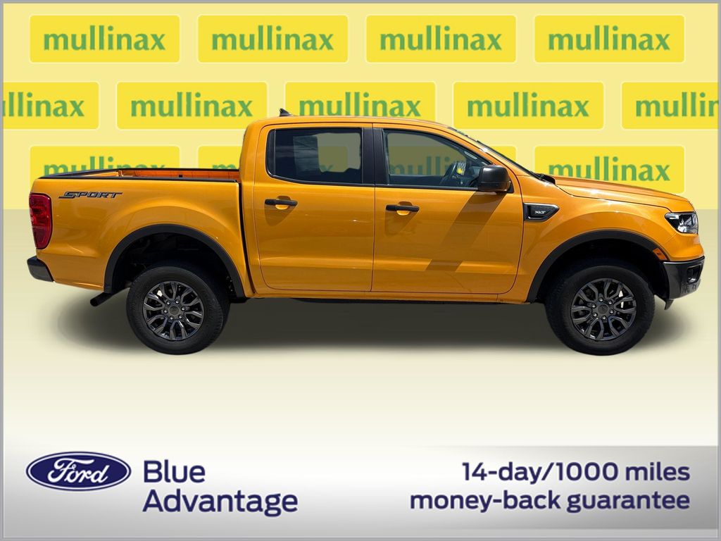 Certified Used 2021 Orange Ford XLT image 2